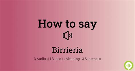 The ramen noodles retained a pleasing chew, swimming in a broth with a very clean flavor of beef, spices, chile and just enough salt. . How to pronounce birrieria